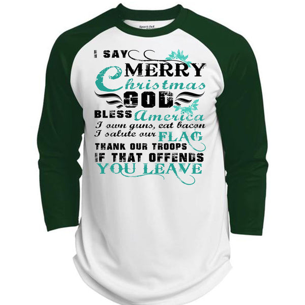 I Say Merry Christmas T Shirt, This Girl Loves Christmas T Shirt, Awesome T-Shirts  (Polyester Game Baseball Jersey)