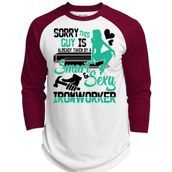 Smart Ironworker T Shirt, I Love Ironworker T Shirt, Awesome T-Shirts  (Polyester Game Baseball Jersey)