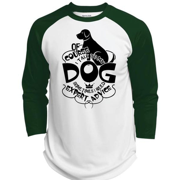 I Talk To My Dog T Shirt, I Love Dog T Shirt, Awesome T-Shirts  (Polyester Game Baseball Jersey)