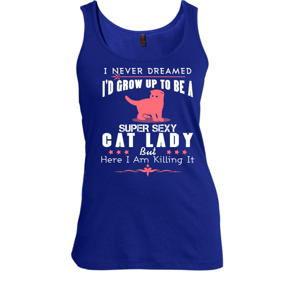 I'd Grow Up To Be A Sexy Cat Lady Shirt, Cool Cat Shirt