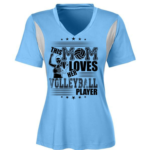 This Mom Loves Her Volleyball Player T Shirt, I Love Volleyball T Shirt, Awesome T-Shirts