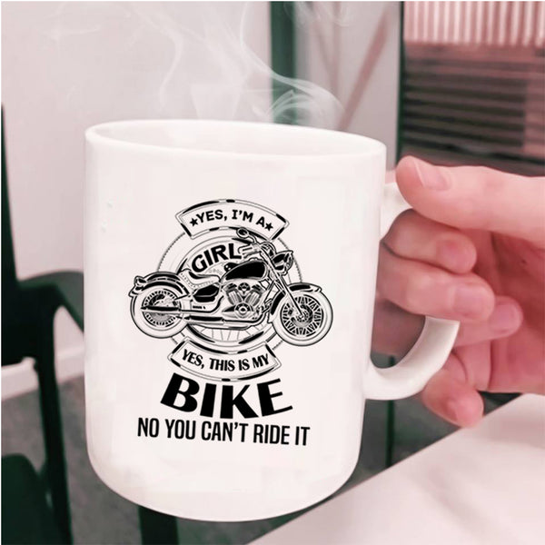 This Is My Bike Coffee Mug, I'm A Girl Cup