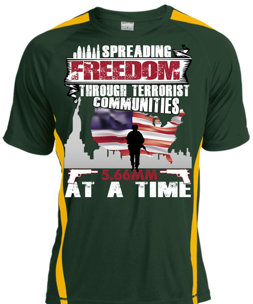 Spreading Freedom T Shirt, Being A Veteran T Shirt, Cool Shirt