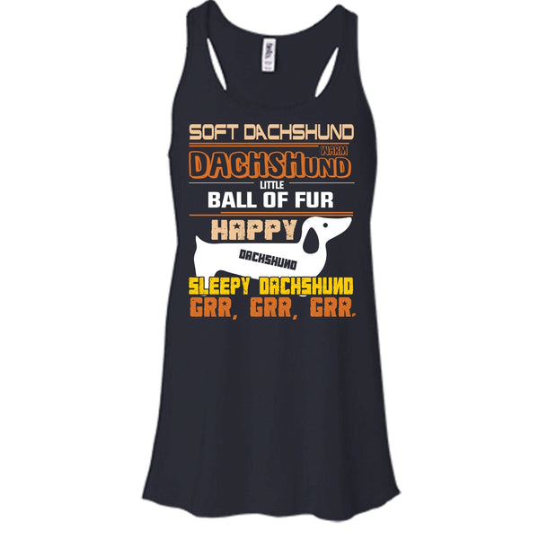 Soft Dachshund With Dachshund Little Ball Of Fur Shirt, Cool Dog Shirt