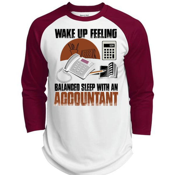 Wake Up Feeling T Shirt, I Love Accountant T Shirt, Awesome T-Shirts  (Polyester Game Baseball Jersey)