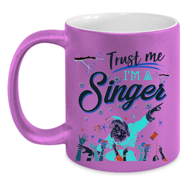 Cute Christmas Gift For Singer Coffee Mug, I'm A Singer Accent Mug