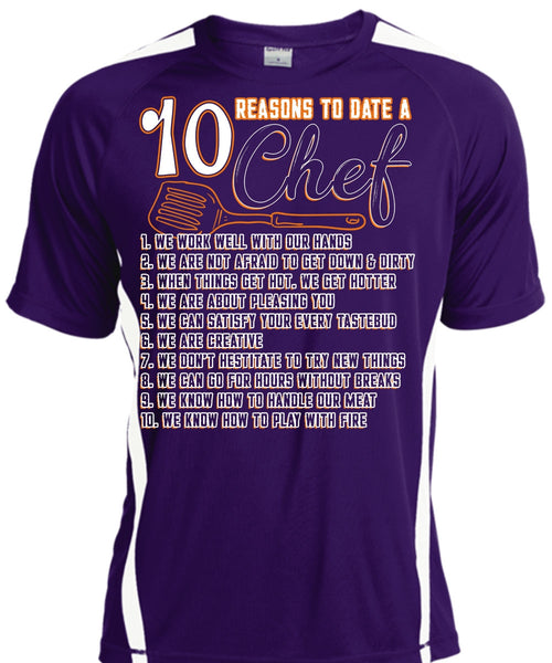 10 Reasons To Date A 10 Chef T Shirt, Play With Fire T Shirt, Cool Shirt
