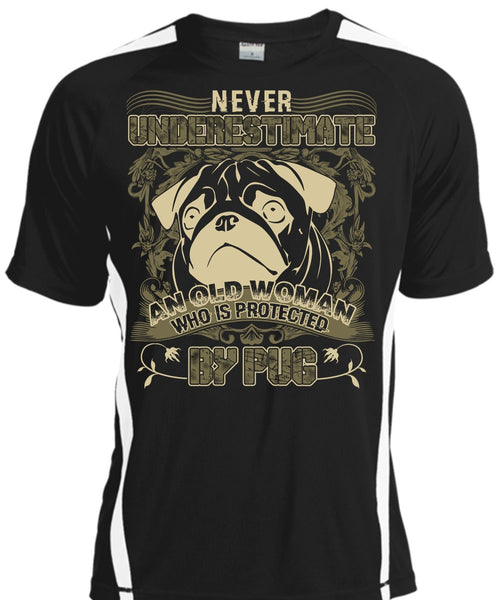 A black t-shirt with the shopify logo