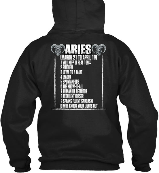 Aries Will Knock Your Lights Out T Shirt, Being An Aries T Shirt