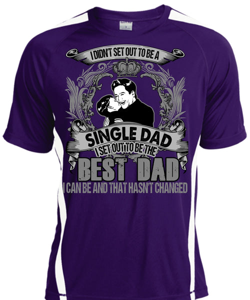 I Set Out To Be The Best Dad T Shirt, Single Dad T Shirt, Cool Shirt