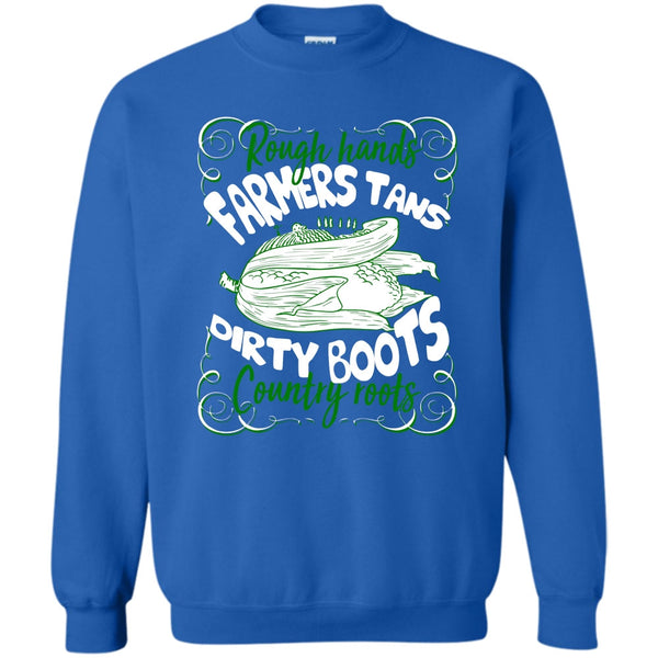 Dirty Boots Country Roots T Shirt, Coolest Farmer Sweatshirt