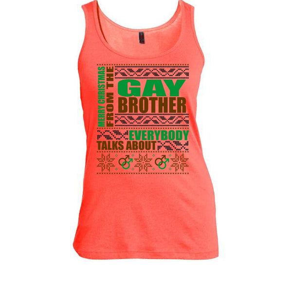 Merry Christmas From The Gay brother T Shirt, Gift For Gay Brother T Shirt, Awesome t-shirts