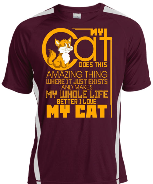 My Cat Does This Amazing Thing T Shirt, I Love Cat T Shirt, Cool Shirt