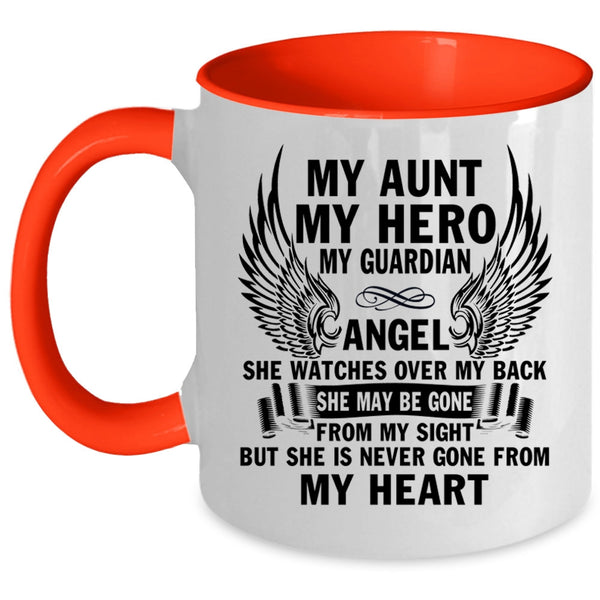 My Guardian Angel Coffee Mug, My Aunt Accent Mug