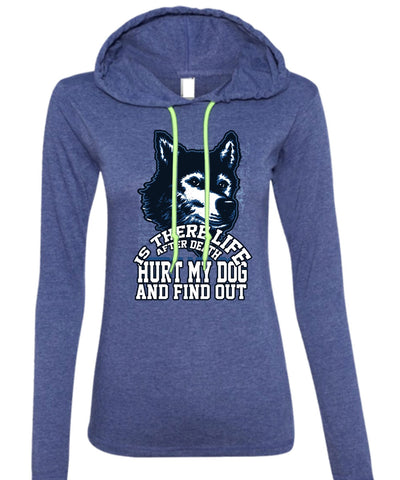 A black t-shirt with the shopify logo