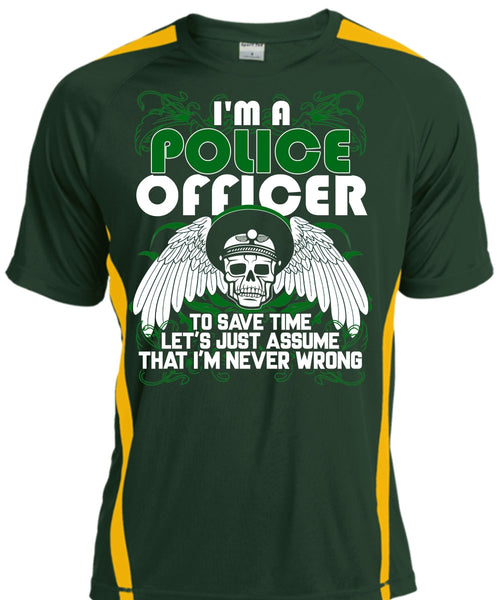 I'm A Police Officer T Shirt, I Love Police T Shirt, Cool Shirt