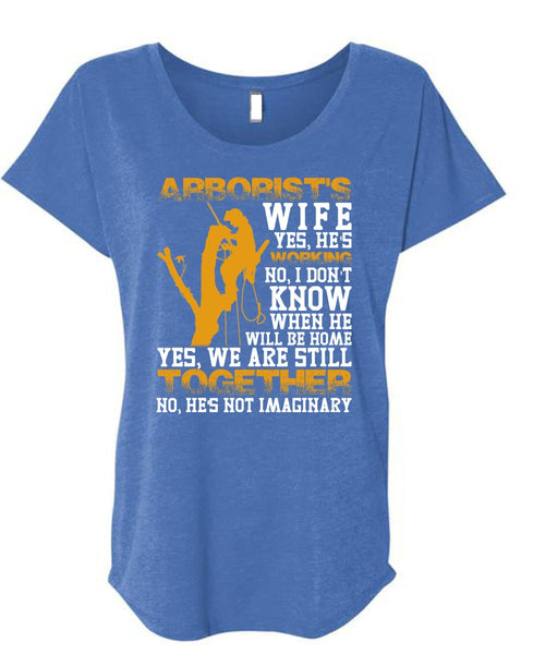 Arborist's Wife T Shirt, We Are Still Together T Shirt, Cool Shirt (Ladies' Triblend Dolman Sleeve)
