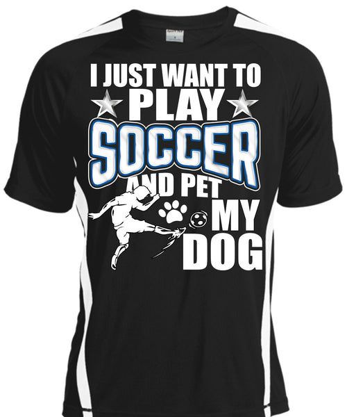 A black t-shirt with the shopify logo