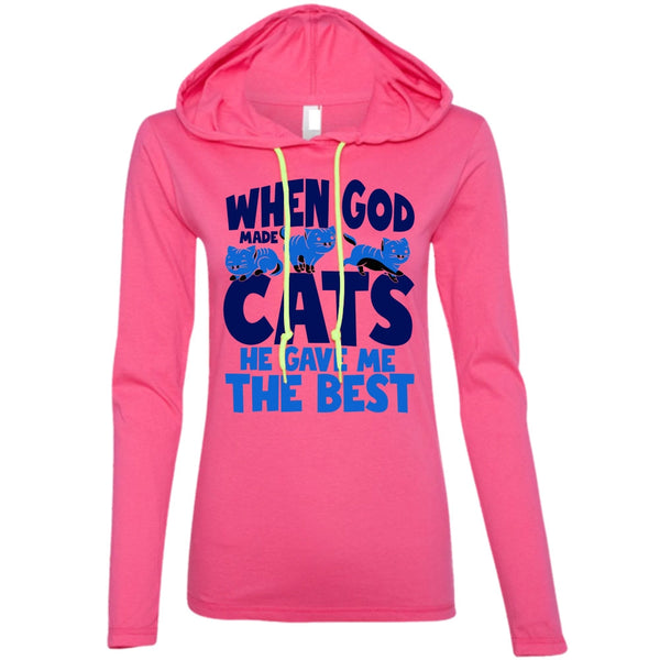 When God Made Cats T Shirt, I Love My Cats T Shirt, Awesome T-Shirts