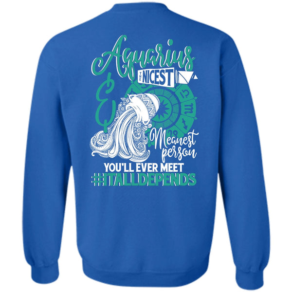 Being An Aquarius T Shirt, I Love Aquarius Sweatshirt