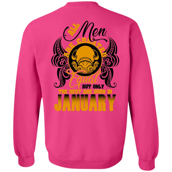I Love Man T Shirt, The Best Are Born In January Sweatshirt