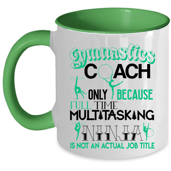 Cute Gift For Gymnastics Coach Coffee Mug, Gymnastics Coach Accent Mug