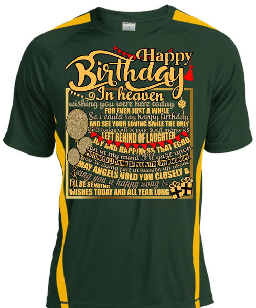 Happy Birthday In Heaven T Shirt, Being A Son T Shirt, Cool Shirt