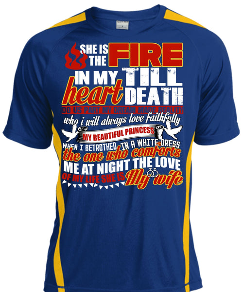 She Is The Fire T Shirt, She Is My Wife T Shirt, Cool Shirt