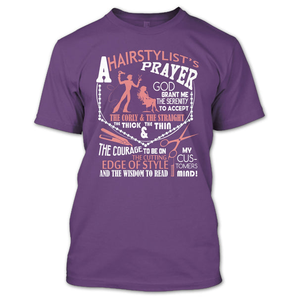 A Hair Stylist's Prayer T Shirt, Hair Stylist's Prayer T Shirt