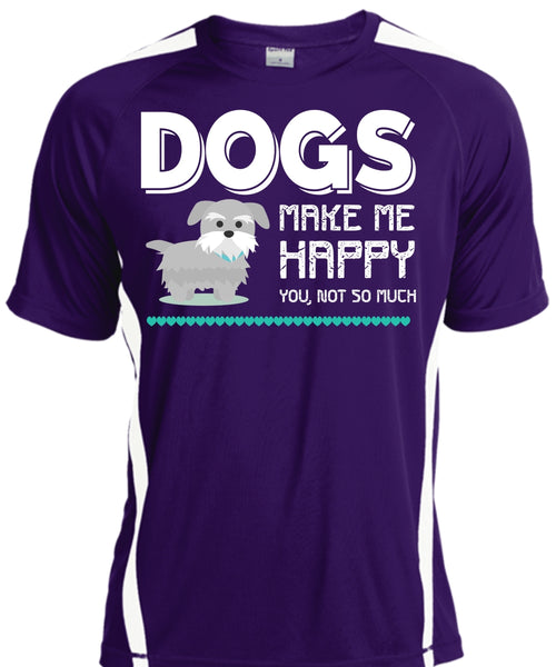 Dogs Make Me Happy You T Shirt, I Love My Dog T Shirt