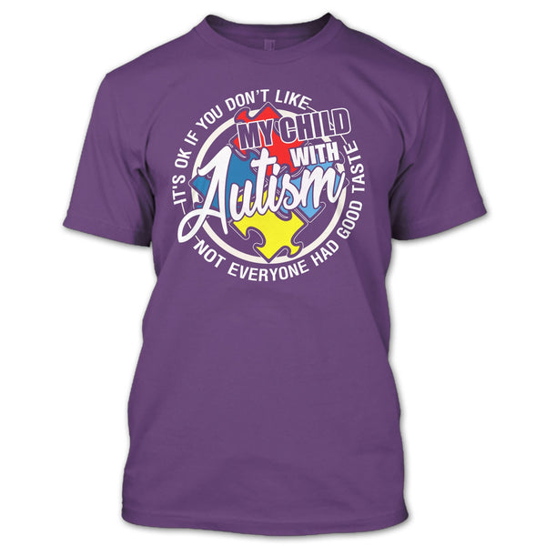 My Child With Autism T Shirt, I'm A Autism Mom T Shirt