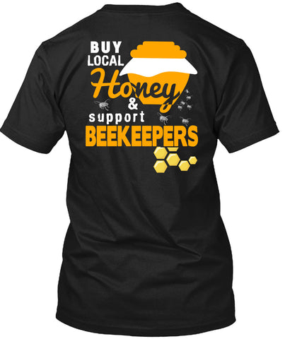 A black t-shirt with the shopify logo