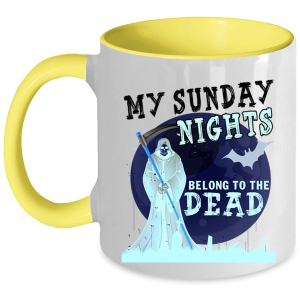 Funny Saying Coffee Mug, My Sunday Nights Accent Mug
