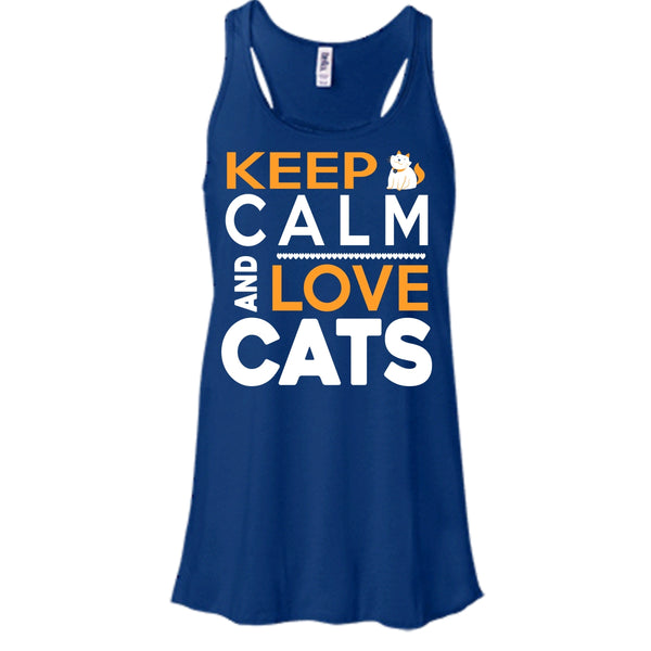 Keep Calm And Love Cat Shirt, Cool Cat Shirt