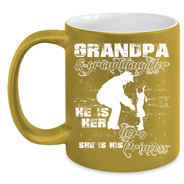 Grandpa And Granddaughter Coffee Mug, My Granddaughter Coffee Cup