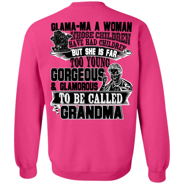 I Love Nana T Shirt, Glamorous To Be Called Grandma Sweatshirt
