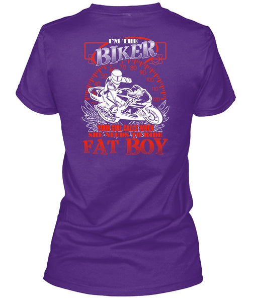 I'm The Biker T Shirt, Ride Fat Boy T Shirt
