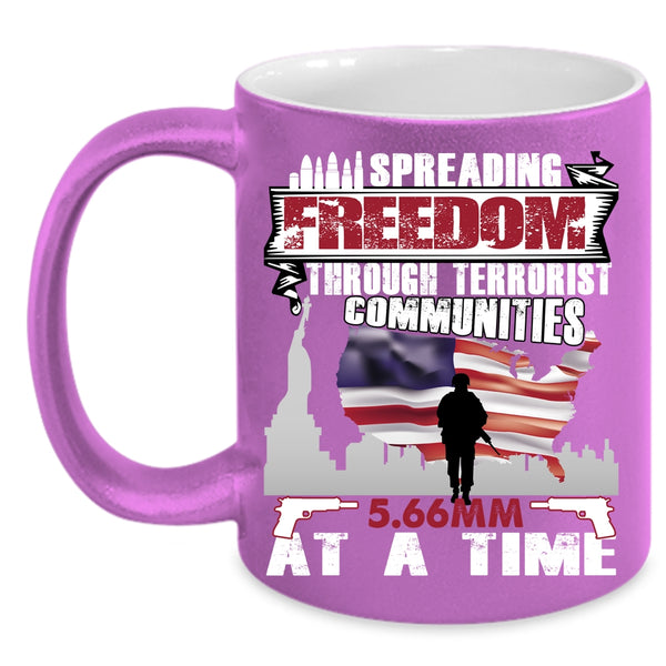 American Flag Coffee Mug, Cool Gift For Americans Coffee Cup