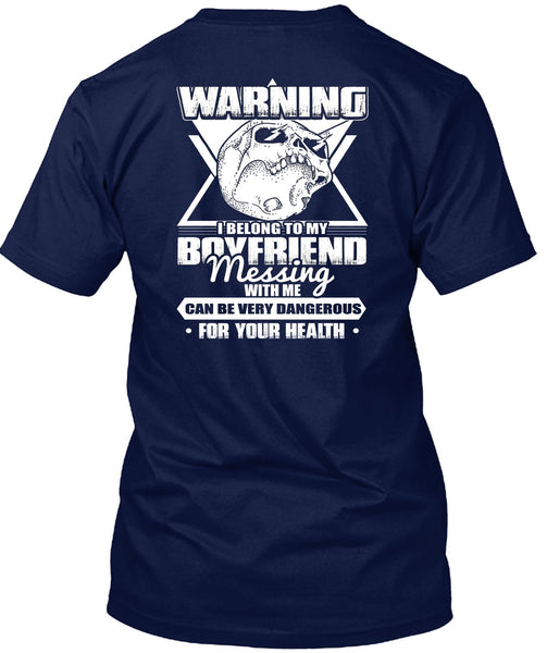 I Belong To My Boyfriend T Shirt, Being A Husband T Shirt