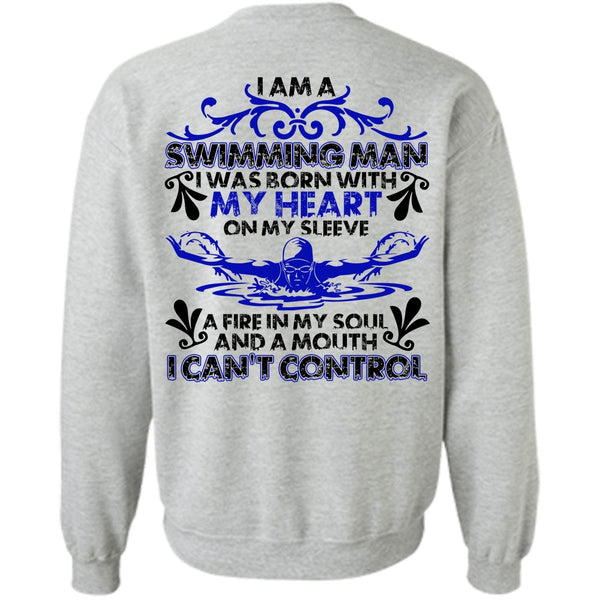 I Love Swimming T Shirt, I Am A Swimming Man Sweatshirt