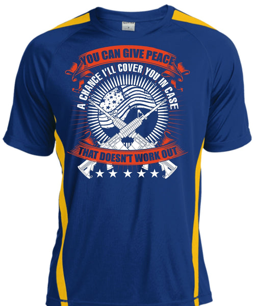 You Can Give Peace T Shirt, Being A Veteran T Shirt, Cool Shirt
