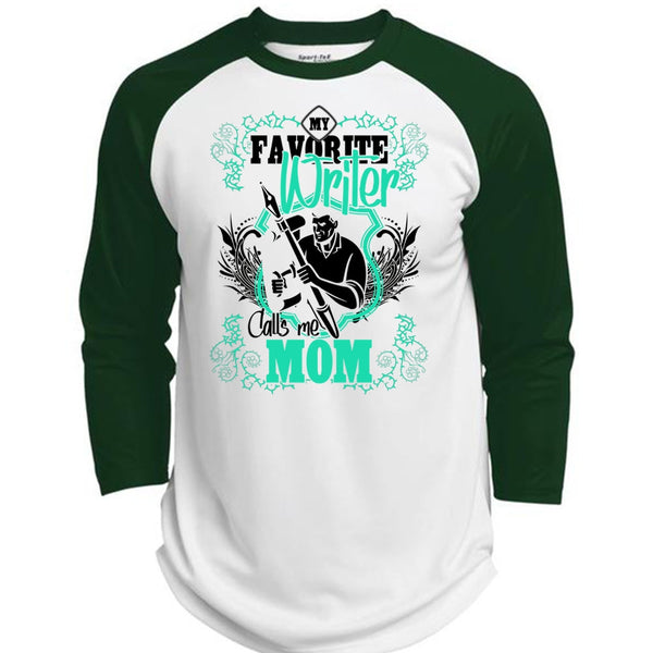 My Favorite Writer T Shirt, I Love Writing T Shirt, Awesome T-Shirts  (Polyester Game Baseball Jersey)