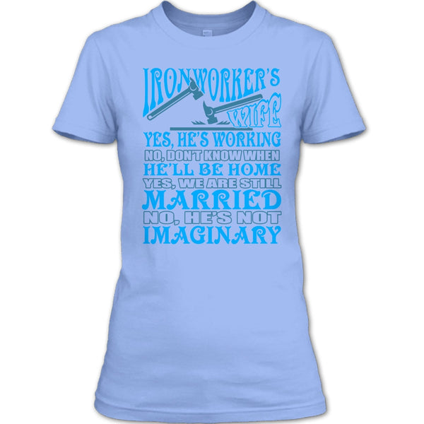 Ironworker's Wife T Shirt, Coolest Ironworker's Wife T Shirt