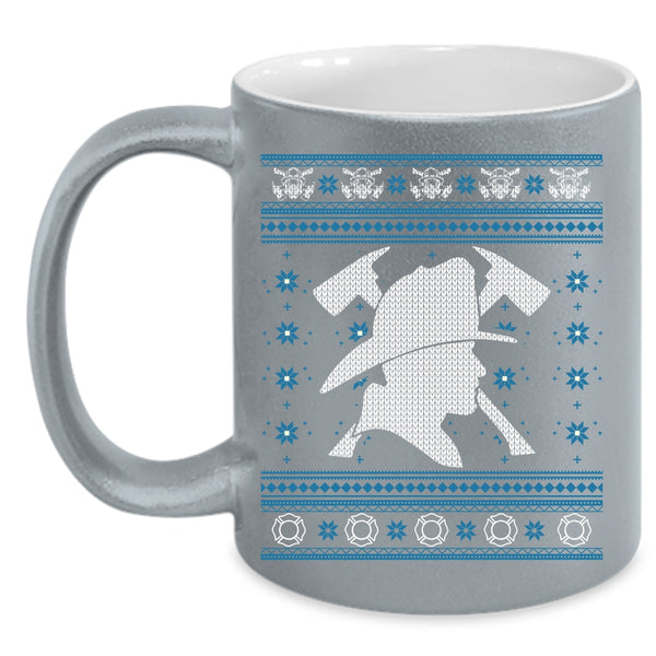 Cool Firefighter Coffee Mug, Christmas Gift For Fireman Coffee Cup