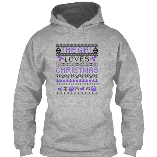 This Girl Loves Christmas T Shirt, Awesome Merry Christmas T Shirt