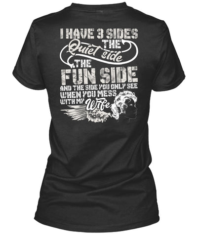 A black t-shirt with the shopify logo