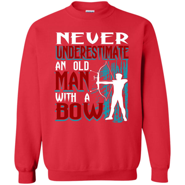 An Old Man With A Bow T Shirt, Coolest Bow Sweatshirt