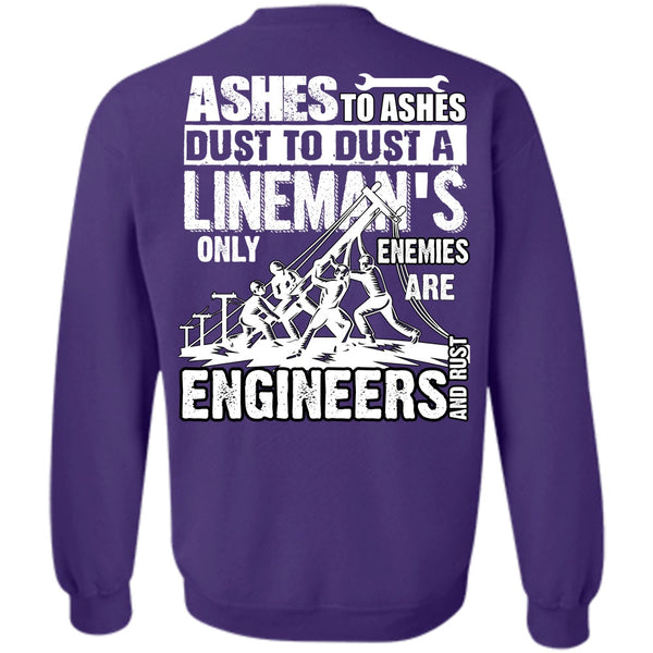 Engineers And Rust T Shirt, I Love Lineman Sweatshirt