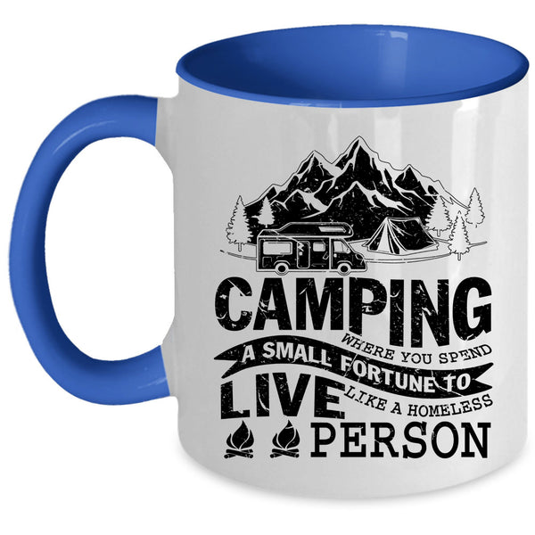 Cool Gift For Camper Coffee Mug, Camping Accent Mug