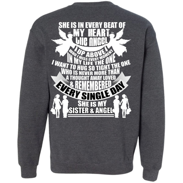 Beat Of My Heart T Shirt, I Love Sister Sweatshirt